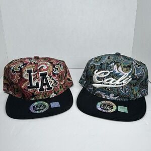 The Supreme Cap T.S.C. Cali LA Paisley Hat Snapback One Size X2